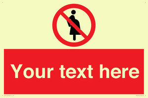 Custom prohibition not for pregnant women